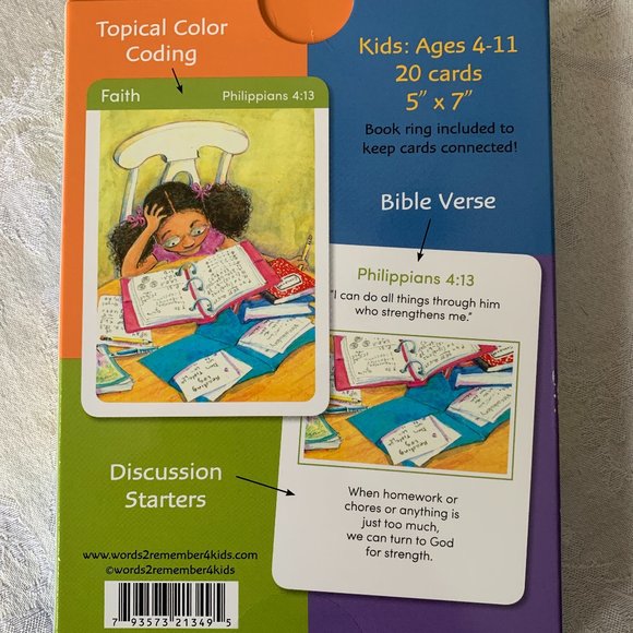 Bible Learning Cards - Picture 6 of 10